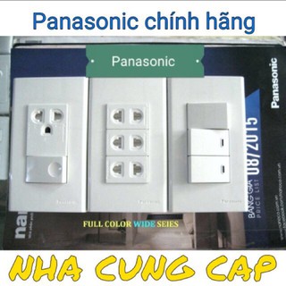 công tắc ,ổ cắm ,mặt nạ panasonic ..hàng wide(bảng lớn)