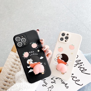 Ốp lưng iphone đẹp cạnh vuông BVC shin đào bóp