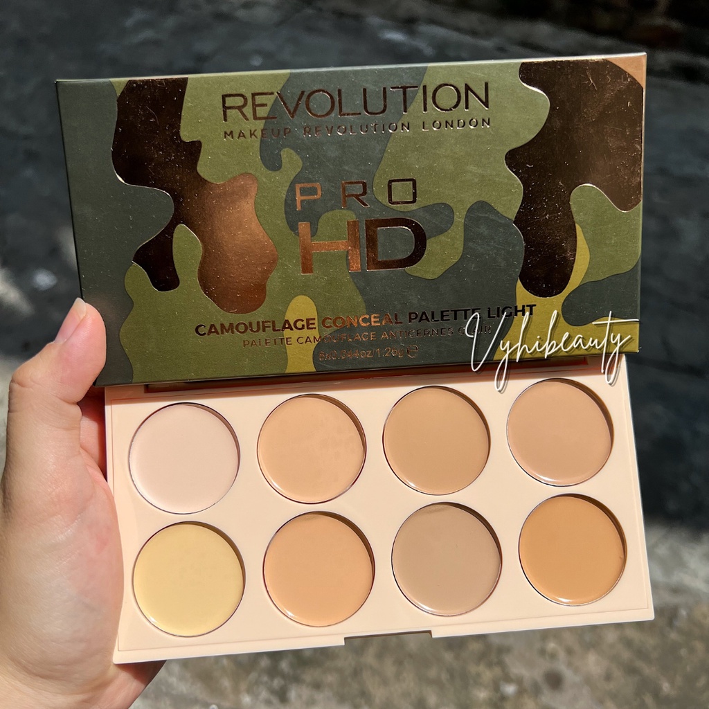 Bảng che khuyết điểm Revolution Beauty Camouflage conceal palette light