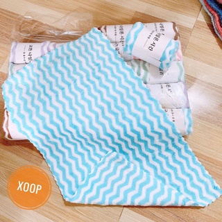 SET 10 KHĂN MẶT HÀN QUỐC KẺ SỌC