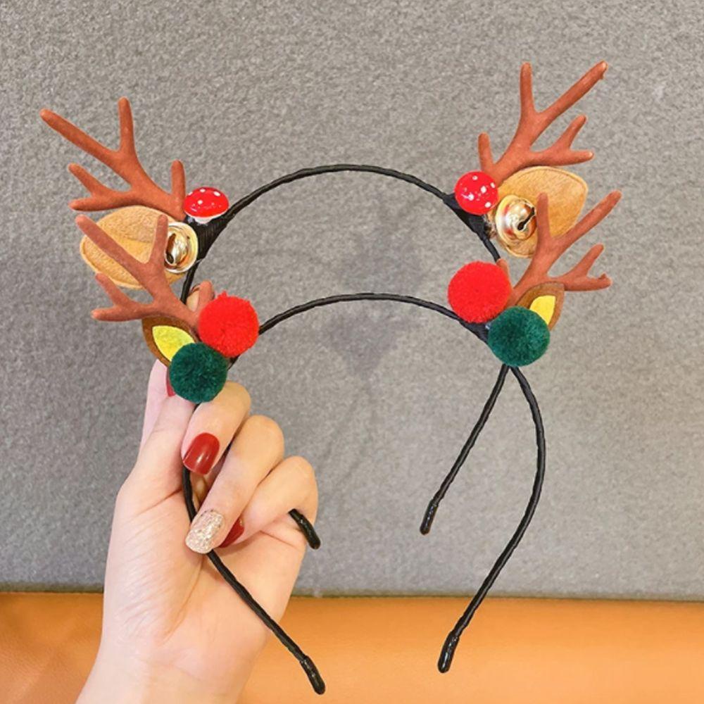 PINEVN Băng Đô Cài Tóc Hình Tuần Lộc Giáng Sinh