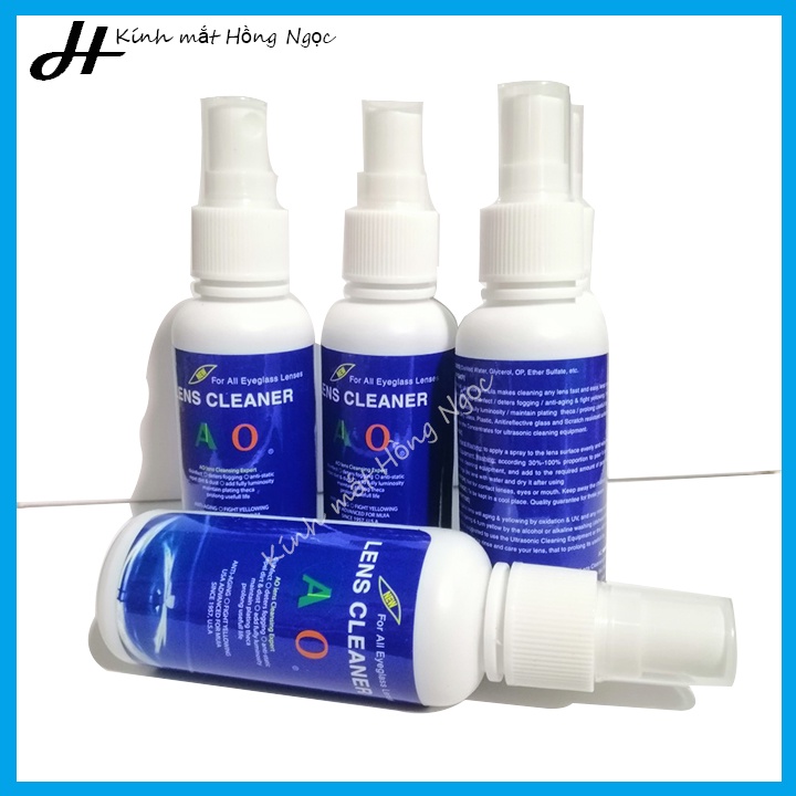 Nước xịt rửa mắt kính chuyên dụng 60ml, nước rửa các loại kính mắt