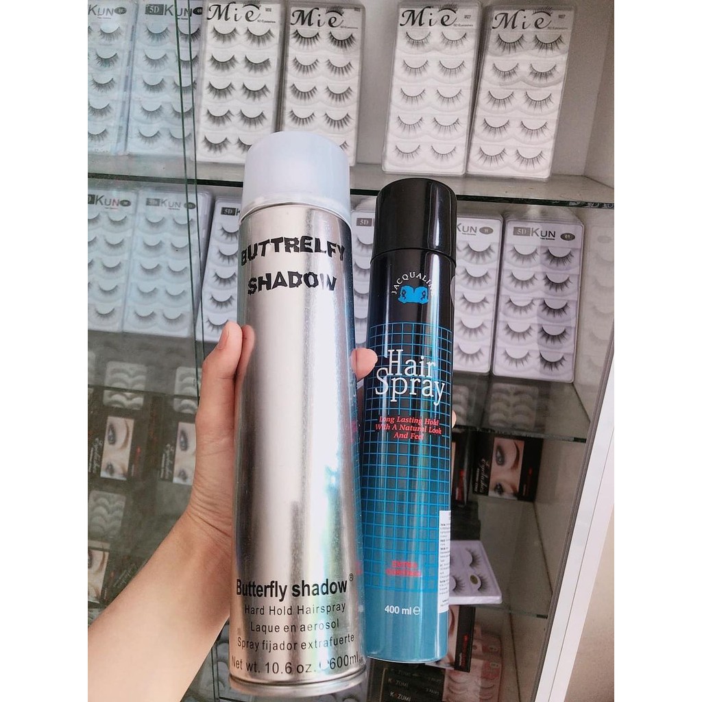 Keo xịt tóc Jacqualine hair spray 400ml