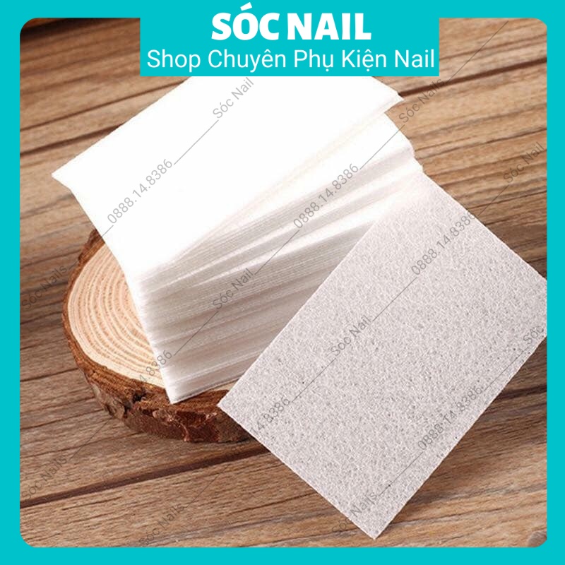 Giấy Lau Gel Nail Loại Cứng Không Xù Lông Gói 1000 Miếng