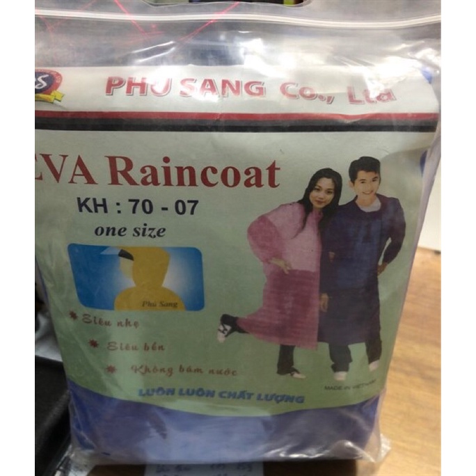 Áo mưa su dẻo Phú sang