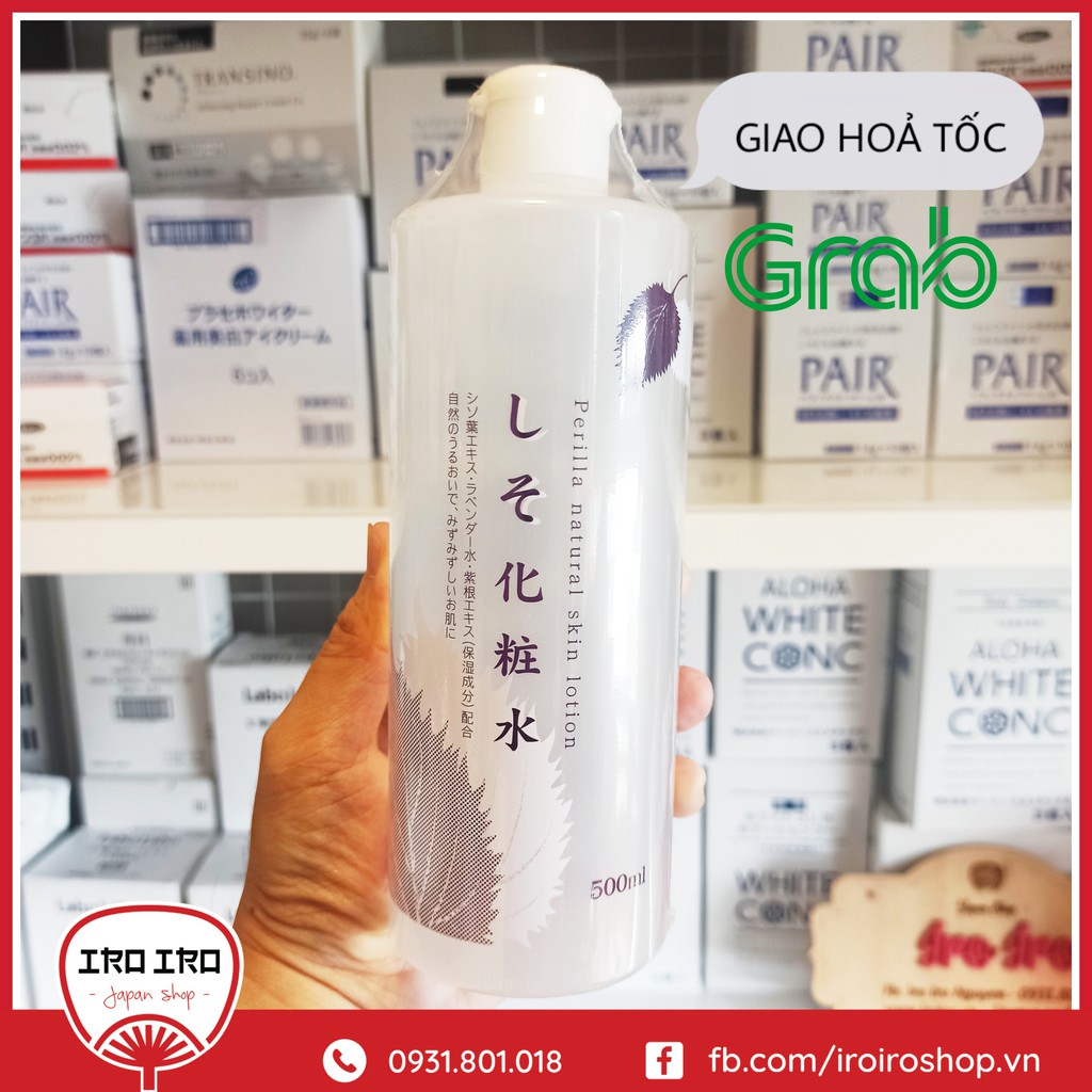 Toner lá tía tô Perilla dưỡng trắng giảm thâm 500ml