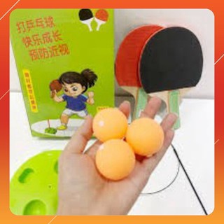 Bộ Đồ Chơi Bóng Bàn Trong Nhà (2 Vợt + Kèm 3 Quả Bóng)