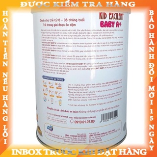 Sữa mát cho trẻ phát triển toàn diện Kid Excilent Baby lon 900g  hoangia