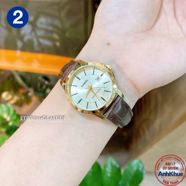 Đồng hồ nữ dây da Casio Standard chính hãng Anh Khuê LTP-V004 Series (30mm) | BigBuy360 - bigbuy360.vn