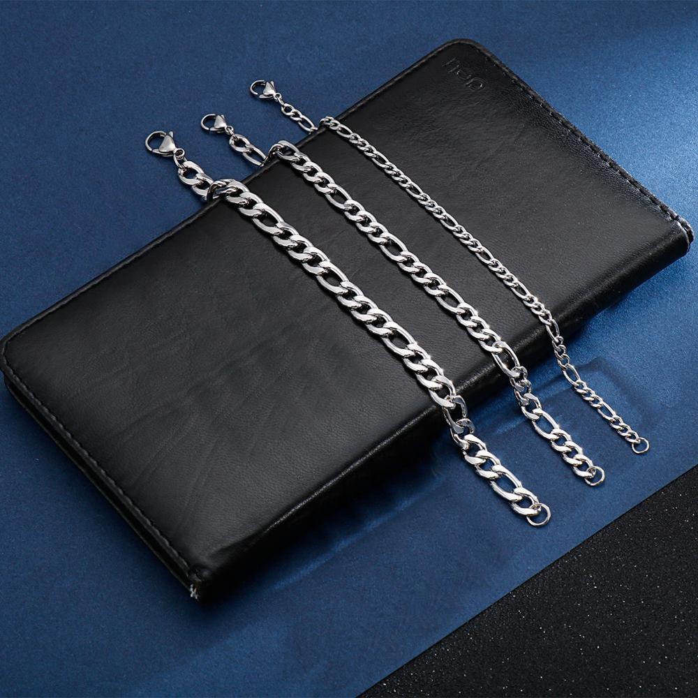 Vòng Đeo Tay Bằng Thép Không Gỉ Phong Cách Hiphop Dành Cho Nam Nữ