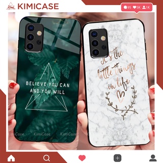 Ốp Samsung Galaxy A12 , A32 , A52 , A52S , A72 , A02s , A03s lưng kính cường lực bộ nữ