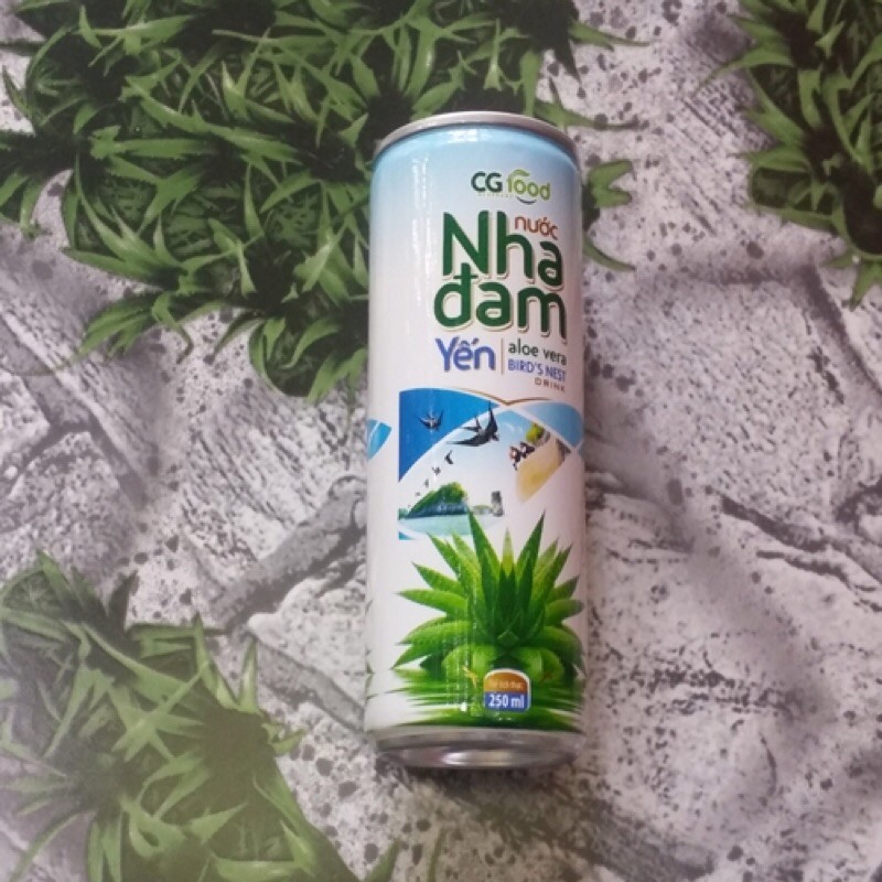 Nước nha đam yến (khay 24 lon)