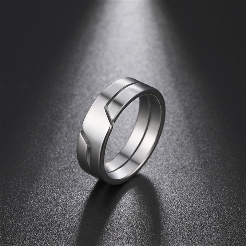Nhẫn inox đơn giản thời trang nam nữ