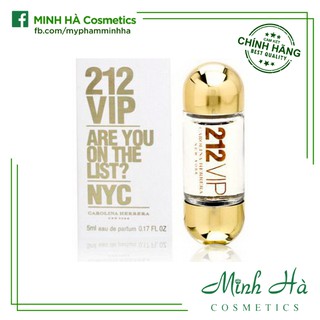 [Mini 5ml] Nước hoa nữ 212 Vip Are You On The List ? NYC