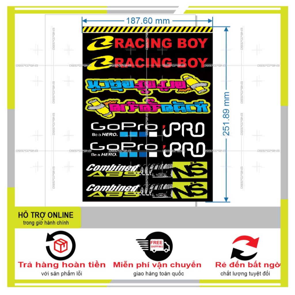 LOGO STICKER DÁN CHÂN PHUỘC M5 - SHINDECAL2