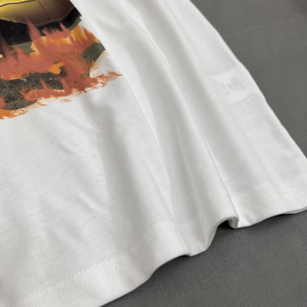 Áo thun tay lỡ nam nữ MEANSTORE phông in hình 100% cotton vải mát form rộng phong cách Ulzzang - Ảnh thật