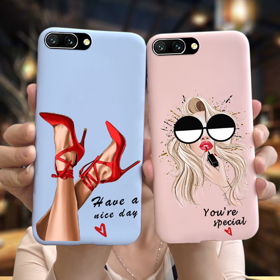 Ốp điện thoại mềm họa tiết hoa cúc hướng dương cho Huawei Honor 10 COL-L29 Honor10 COL-AL10 Vỏ 5.84 inch