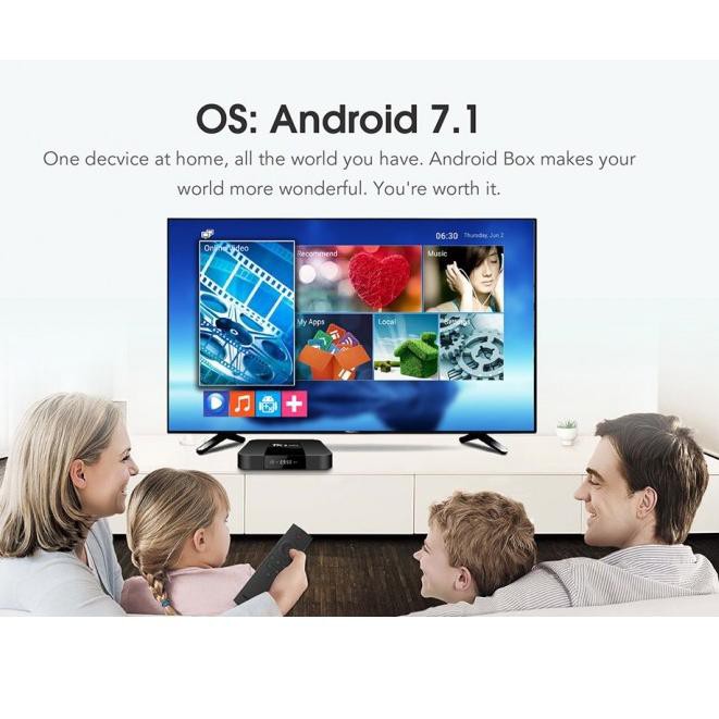 Tv Box Tx3 Mini Android 7.1 Smart Tv Box 4k Ultra Hd - Ram 2gb Rom 16gb W3443 Và Phụ Kiện