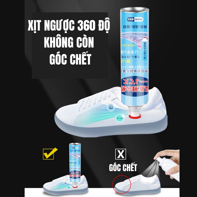 Xịt Khử Mùi Hôi Giày Dép Tất Vớ Tủ Giày Nano Bạc Công Nghệ Nhật Bản Khử Mùi Hôi Chân Hiệu Quả, Nomita