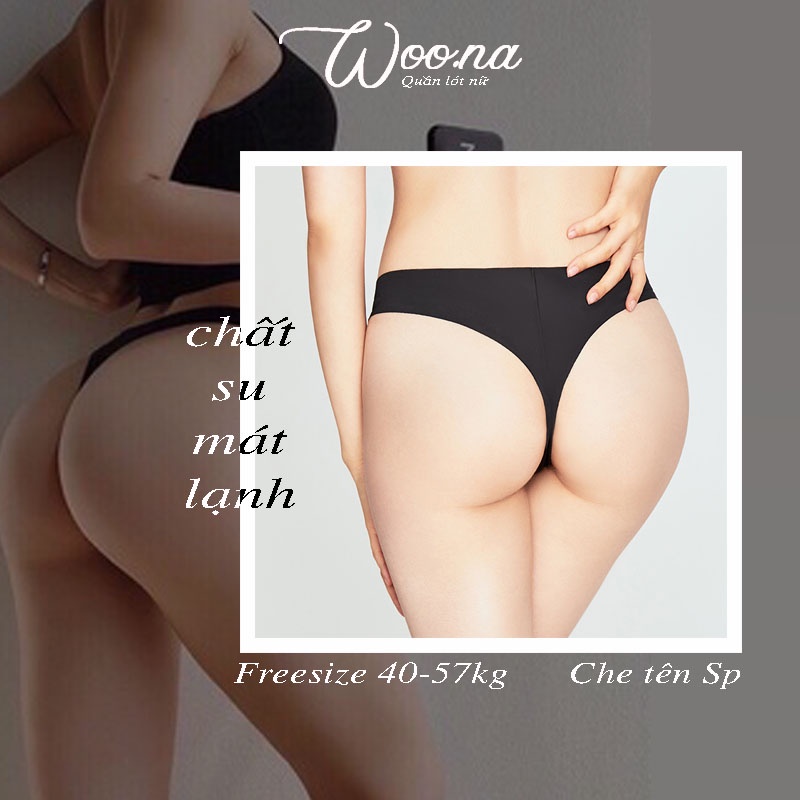 Set 5, 10 quần lọt khe nữ sexy đúc su không đường may Freesize từ 40 - 57kg.