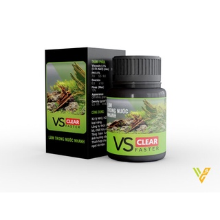 Vs clear faster làm trong nước nhanh| xử lý nước hồ cá trong nhanh