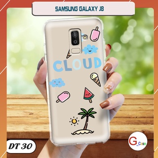 Ốp lưng điện thoại Samsung Galaxy J8 dẻo trong in hình
