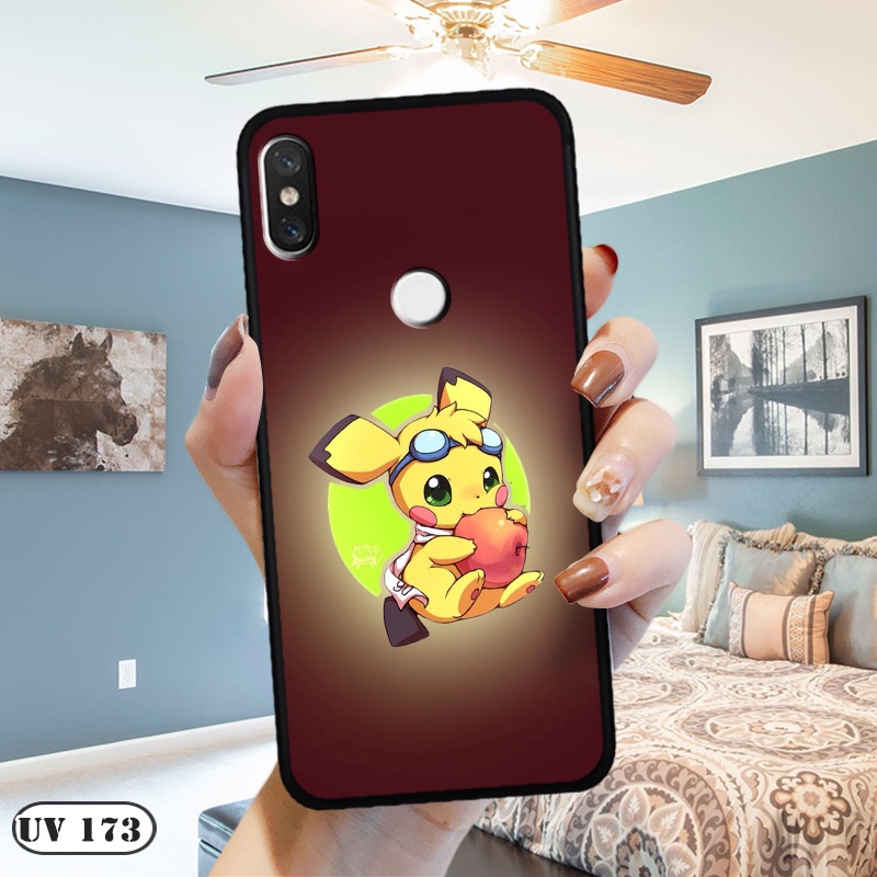 Ốp lưng  Xiaomi Redmi Note 5 Pro - Lưng nhám viền dẻo in 2D