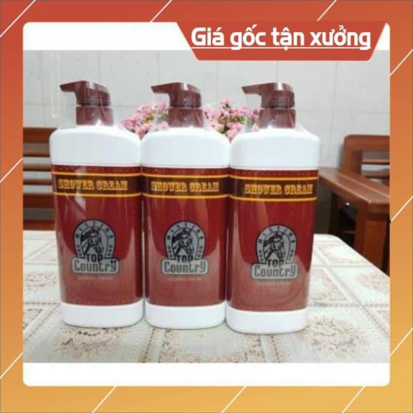 Freeship- [Hàng Auth] Sữa tắm con ngựa, Sữa tắm lưu hương Top Country Thái Lan 500ml