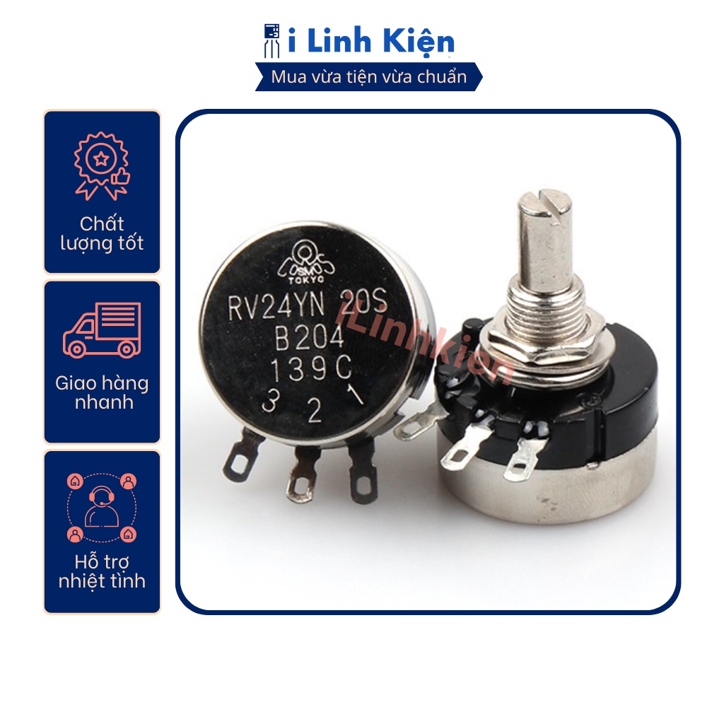 Chiết áp đơn 10K TOCOS RV24YN 20S B103