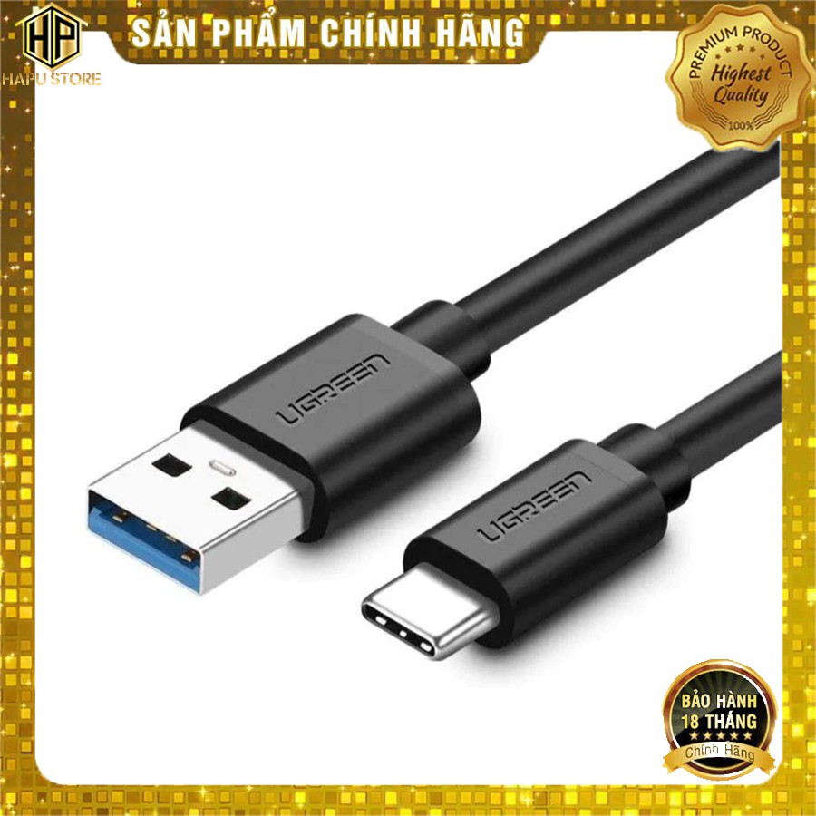 Cáp USB Type C to USB 3.0 Ugreen 20882 20883 20884 - Cáp sạc chính hãng - Hapustore
