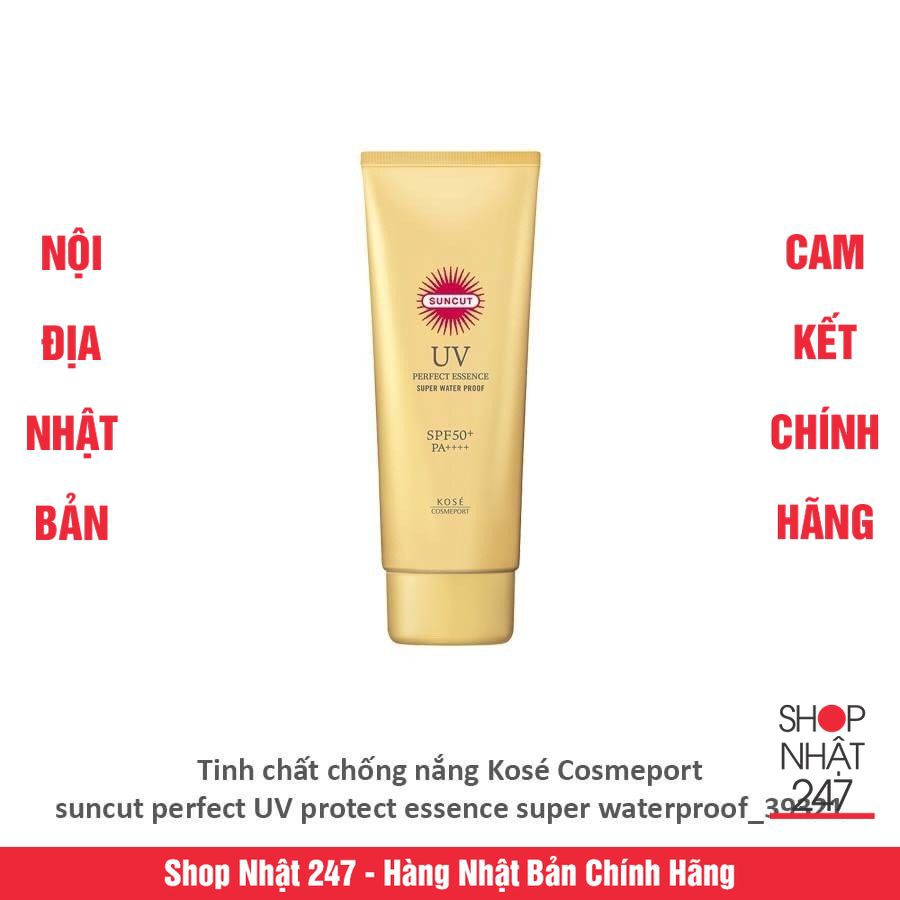 Tinh chất chống nắng Suncut Super Water Proof Perfect UV Protect Essence SPF50+ PA++++ - Nội Địa Nhật Bản