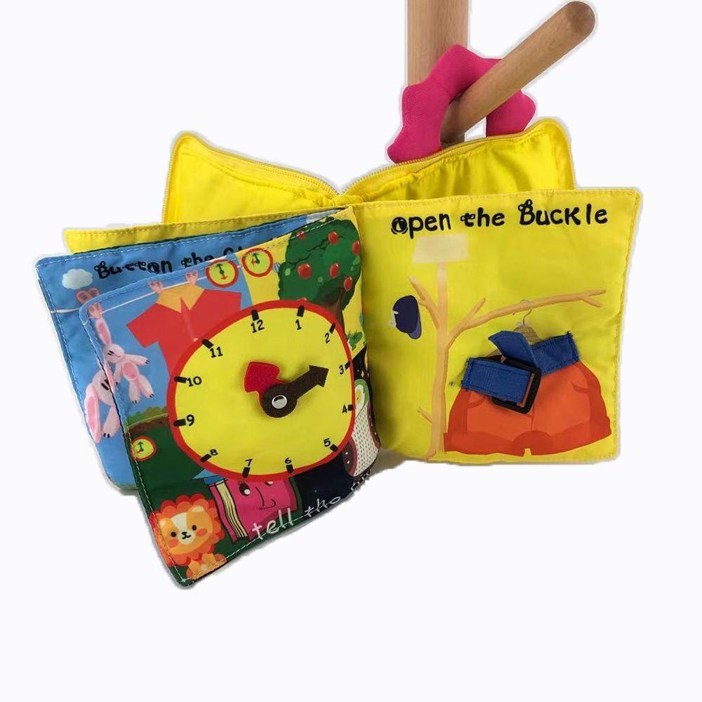 Sách Vải Mềm Có Khóa Kéo Giáo Dục Cho Bé