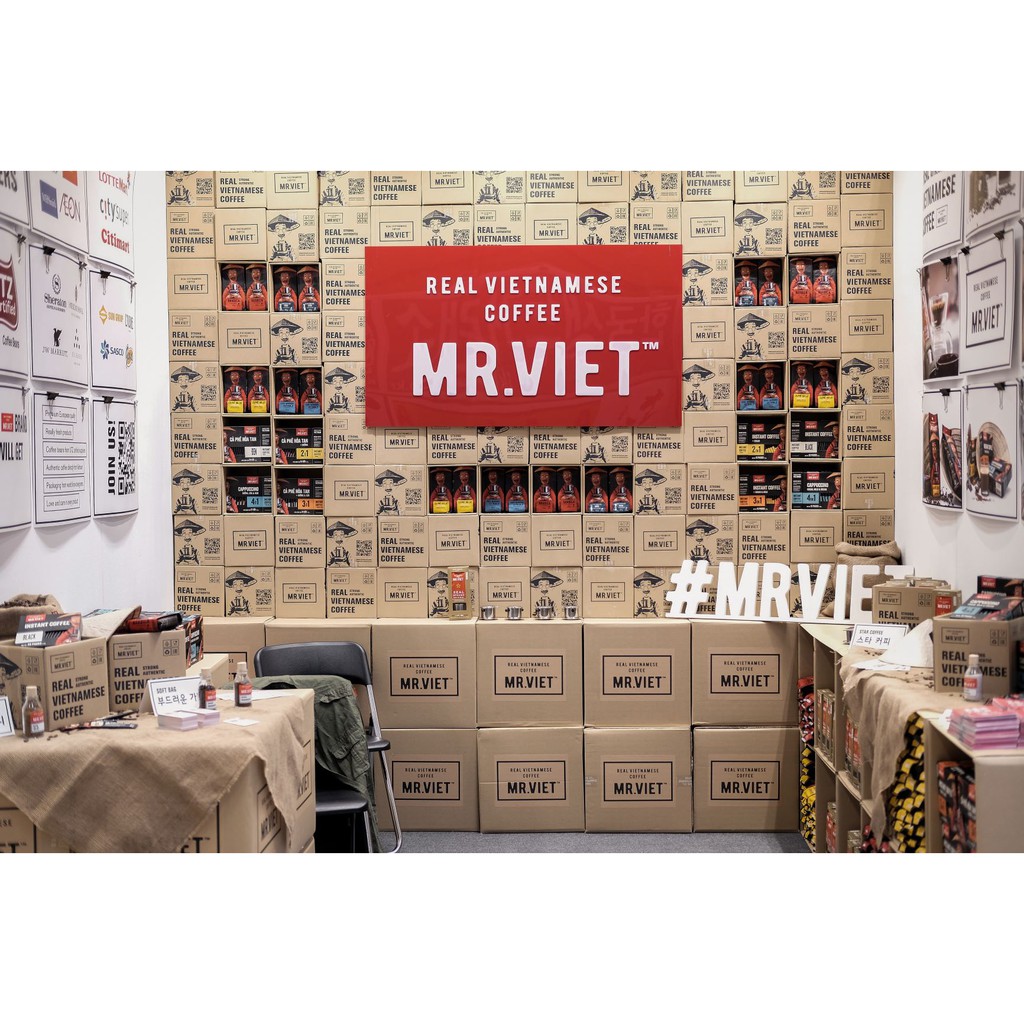 Cà Phê Hòa Tan 3in 1 - MR.VIET -17 gói/255g ( 3in 1 Instant Coffee) | BigBuy360 - bigbuy360.vn