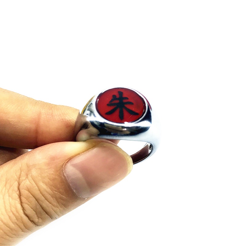 1 Nhẫn Đeo Tay Họa Tiết Naruto Akatsuki Sasuke Nagato Uchiha Itachi Naruto