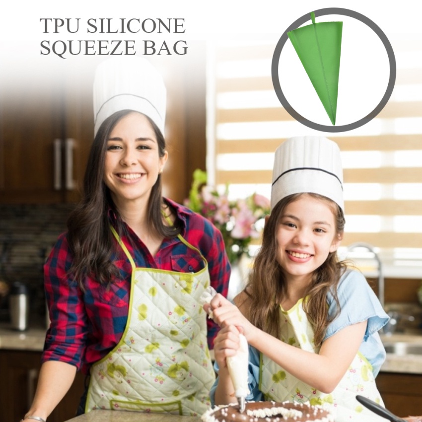 4 Kích Cỡ Treo Túi Bắt Kem Trang Trí Bánh Bằng Silicone
