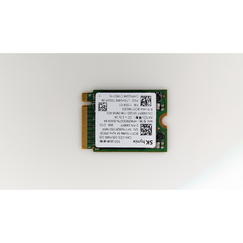 Ô Cứng Ssd Sk hynix BC511 256Gb NVME.Chính hãng mới 100%,Bảo hành 3 năm 1 đổi 1