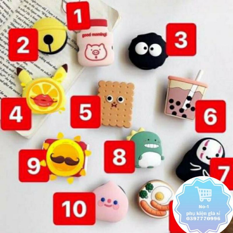 KHỦNG LONG TRÀ SỮA VÔ DIỆN CUTE GIÁ ĐỠ ĐIỆN THOẠI IRING POC