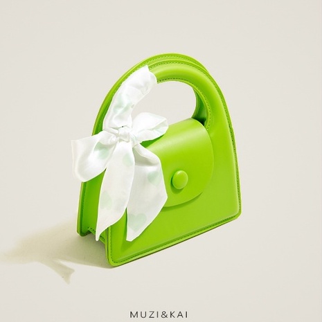 🌸Hàng Order🌸 Túi Xách Muzi&kai Chính Hãng Da Trơn Nắp Gập Quai Da Quấn Nơ Dây Đeo Xích Sang Chảnh Nữ Tính 🌸 Quảng Châu