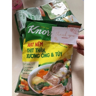 Hạt nêm thịt thăn Knorr 900g,thịt thăn,xương ống mẫu mới giá mới