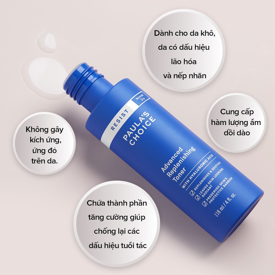 [PAULA'S CHOICE] Toner chống lão hóa, bổ sung chuyên sâu Resist Advanced Replenishing Toner (Mã 7670)