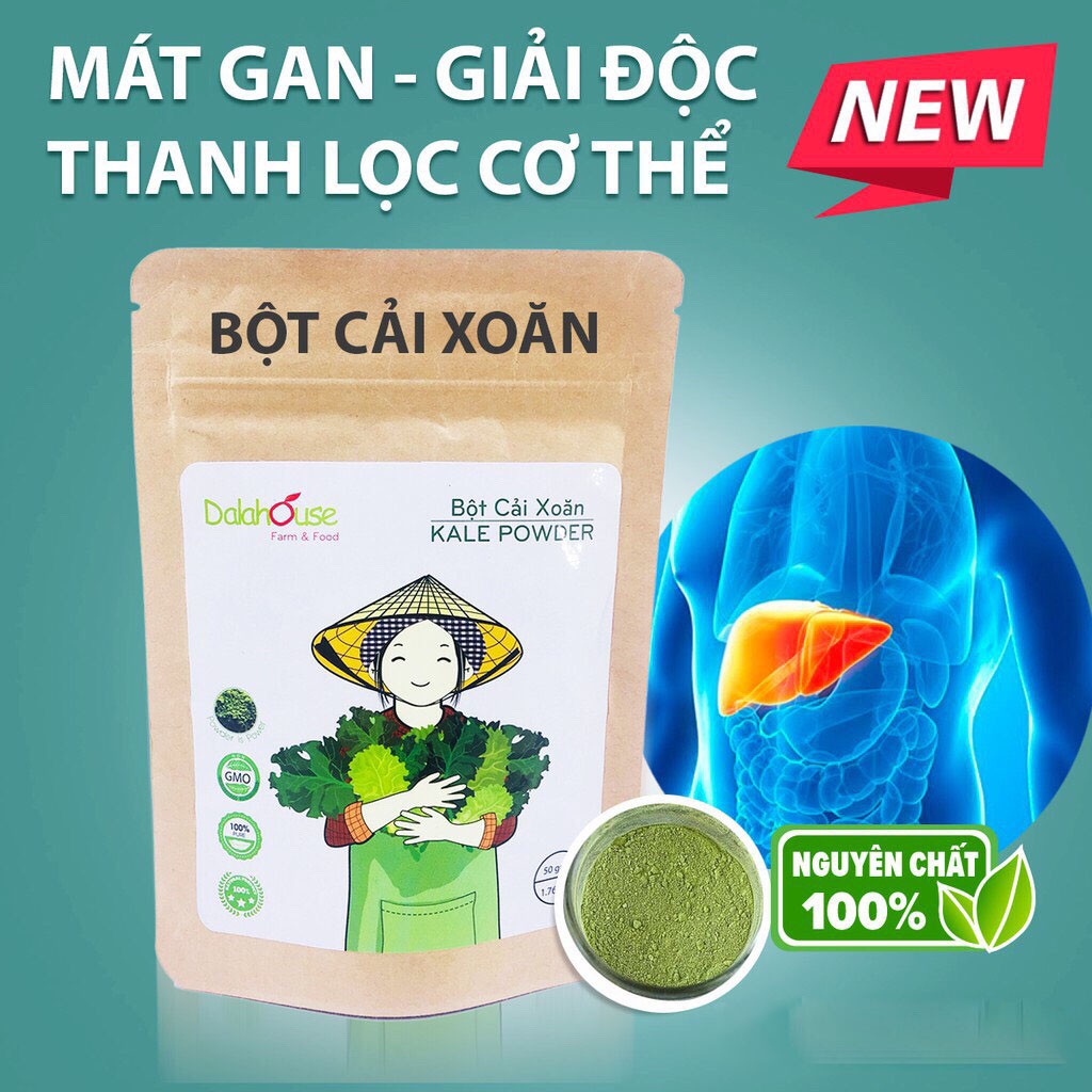 Mát gan từ bột cải xoăn Dalahouse 50g.