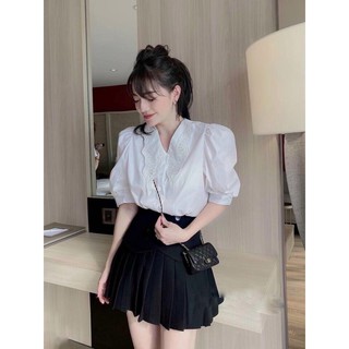 ÁO SƠ MI CỔ REN v