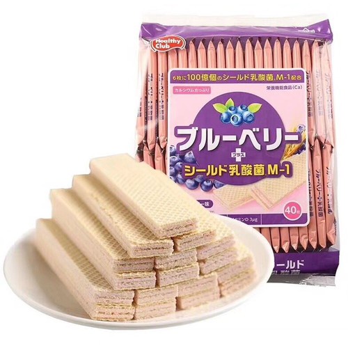 Bánh xốp bổ sung canxi healthy club Nhật Bản