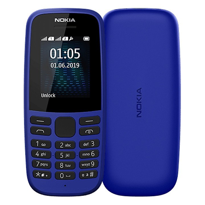 Điện thoại nokia 105 2 sim đời 2019 phổ thông giá rẻ zin chính hãng bảo hành 12 tháng sóng khoẻ bin bền cả tuần | WebRaoVat - webraovat.net.vn