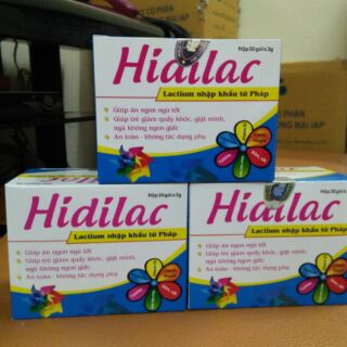Hidilac cho trẻ hay quấy khóc,căng thẳng, ngủ không ngon giấc, hoa giât mình, giúp trẻ ăn ngon