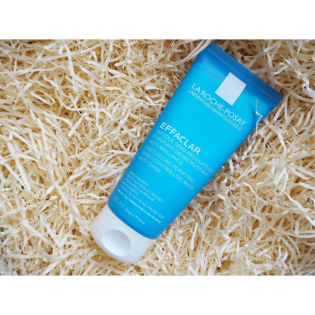 Mặt Nạ Bùn Làm Sạch Sâu, Giảm Mụn &amp; Giảm Bóng Nhờn La Roche-Posay Effaclar Sebo-Controlling Mask 100ml
