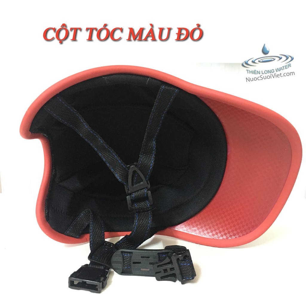 Mũ Bảo Hiểm Lưỡi Trai Có Khoét Lỗ Phía Sau Cột Tóc - Nón Thời Trang Có Lỗ Cột Tóc