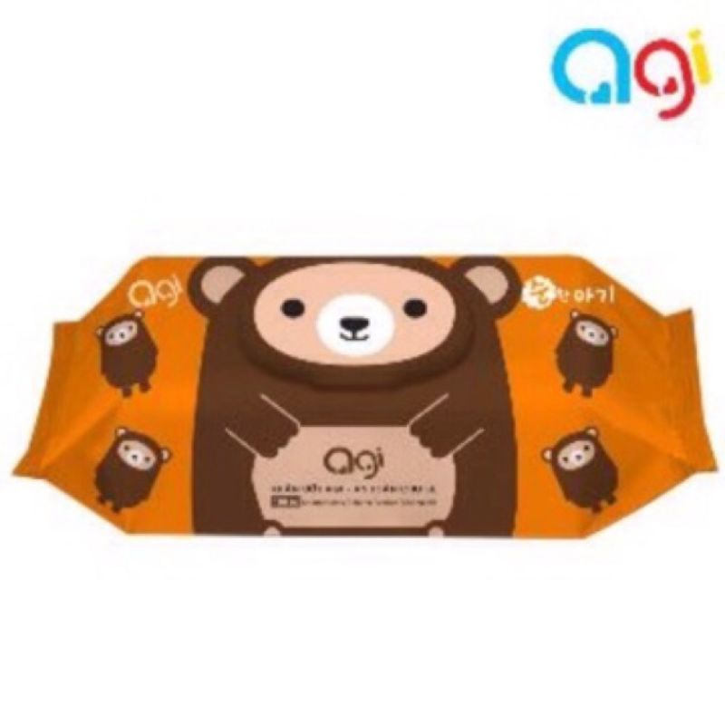 Combo 10 khăn giấy ướt Agi không mùi loại 100 tờ .Tặng kèm 3 bao lì xì như hình