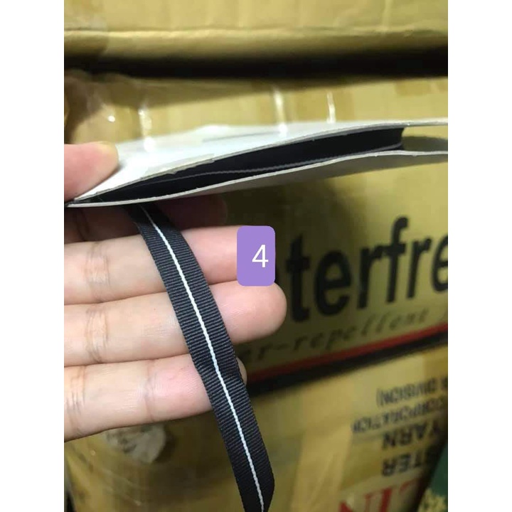 dây trang tri, dây viền quần áo thể thao bản 1cm, viền quần áo