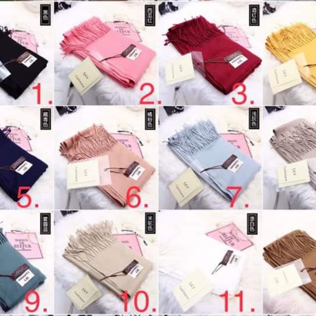 Khăn cashmere ord
